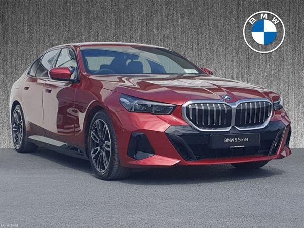 BMW 5-Series Saloon, Petrol Plug-in Hybrid, 2026, Red