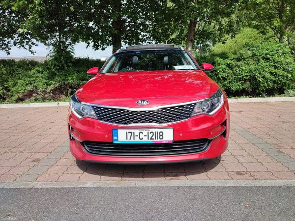 Kia Optima Estate, Diesel, 2017, Red