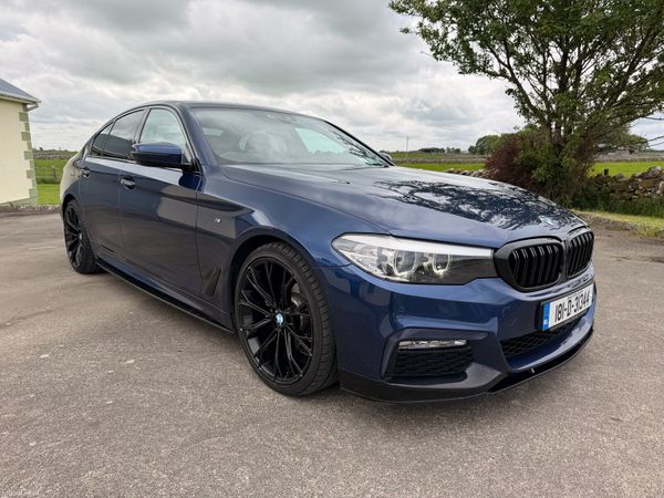 BMW 5-Series Saloon, Diesel, 2018, Blue
