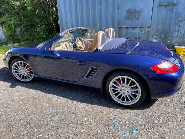 Porsche Boxster Convertible, Petrol, 2007, Blue