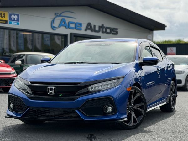 Honda Civic Hatchback, Petrol, 2019, Blue