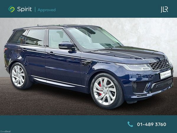 Land Rover Range Rover Sport SUV, Petrol Plug-in Hybrid, 2021, Blue