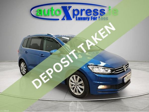 Volkswagen Touran MPV, Diesel, 2019, Blue