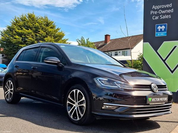 Volkswagen Golf Hatchback, Petrol, 2019, Black