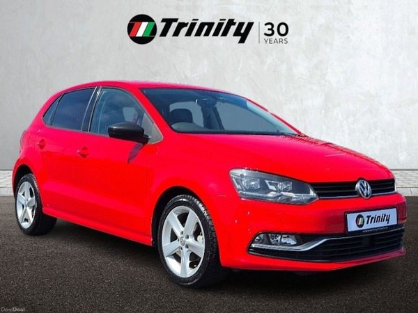 Volkswagen Polo Hatchback, Petrol, 2017, Red