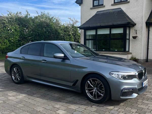 BMW 5-Series Saloon, Diesel, 2018, Blue