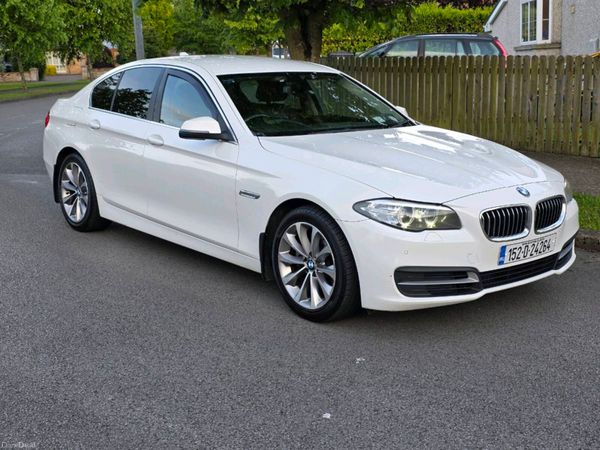 BMW 5-Series Saloon, Diesel, 2015, White