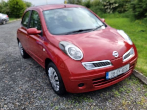 Nissan Micra Hatchback, Petrol, 2008, Red