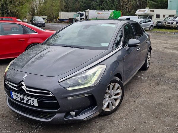 Citroen DS 5 Hatchback, Diesel Hybrid, 2013, Grey