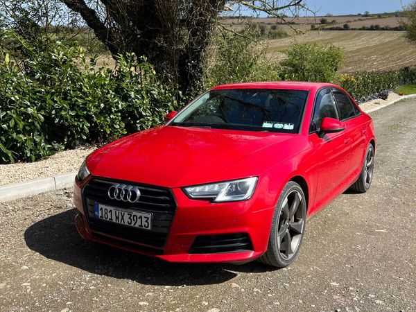 Audi A4 Saloon, Diesel, 2018, Red