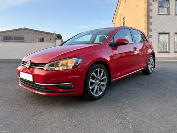 Volkswagen Golf Hatchback, Diesel, 2018, Red