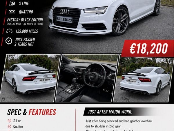 Audi A7 Hatchback, Diesel, 2016, White