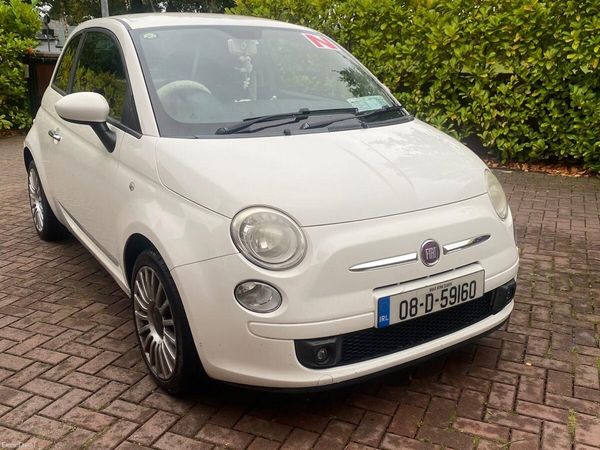 Fiat 500 Hatchback, Petrol, 2008, White