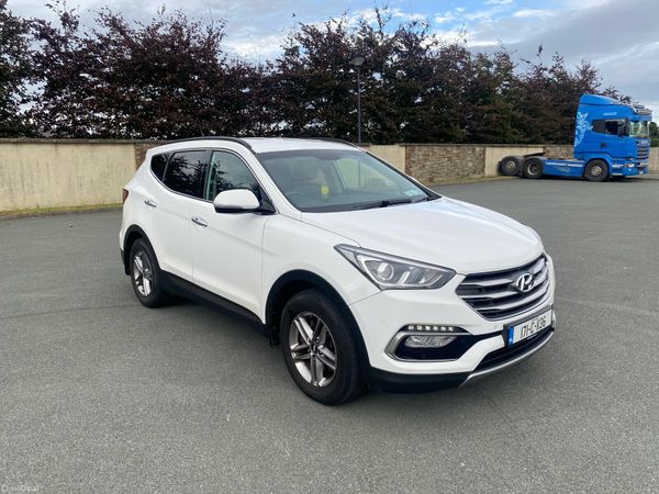 Hyundai Santa Fe SUV, Diesel, 2017, White