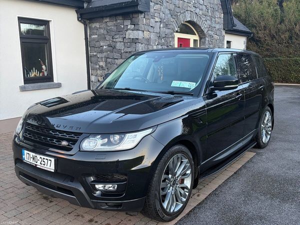 Land Rover Range Rover Sport SUV, Diesel, 2017, Black