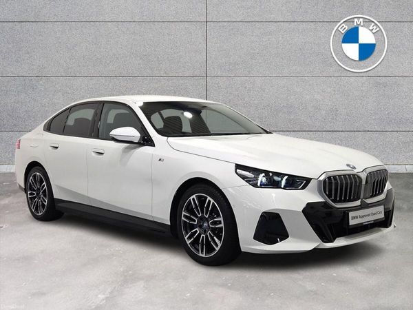 BMW 5-Series Saloon, Petrol Plug-in Hybrid, 2024, White