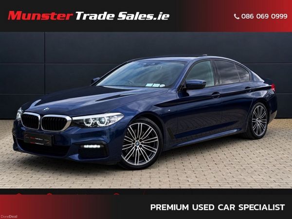 BMW 5-Series Saloon, Petrol, 2019, Blue