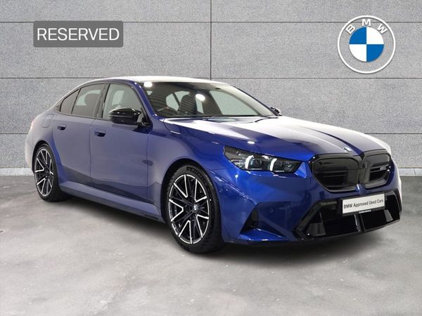 BMW M5 Saloon, Petrol Plug-in Hybrid, 2025, Blue