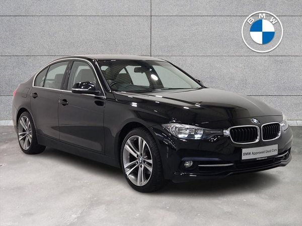 BMW 3-Series Saloon, Petrol, 2017, Black