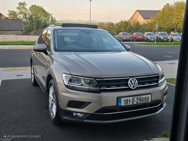 Volkswagen Tiguan SUV, Diesel, 2018, Yellow