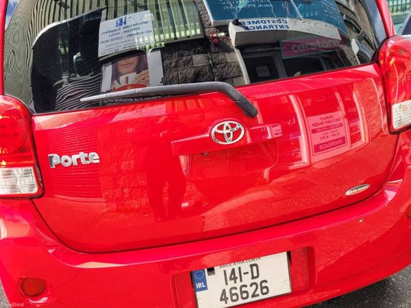 Toyota Porte Hatchback, Petrol Hybrid, 2014, Red