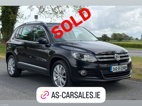 Volkswagen Tiguan SUV, Diesel, 2016, Black