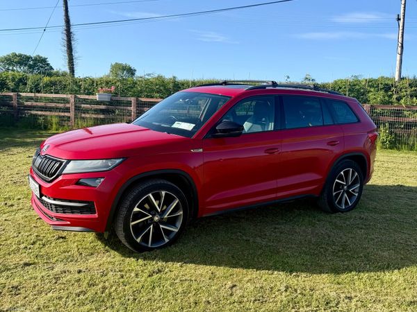 Skoda Kodiaq SUV, Diesel, 2018, Red