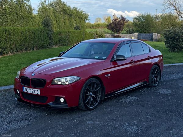 BMW 5-Series Saloon, Diesel, 2014, Red