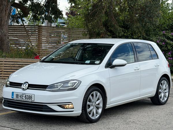 Volkswagen Golf Hatchback, Petrol, 2018, White