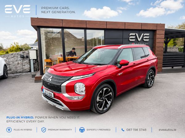 Mitsubishi Outlander SUV, Petrol Plug-in Hybrid, 2022, Red