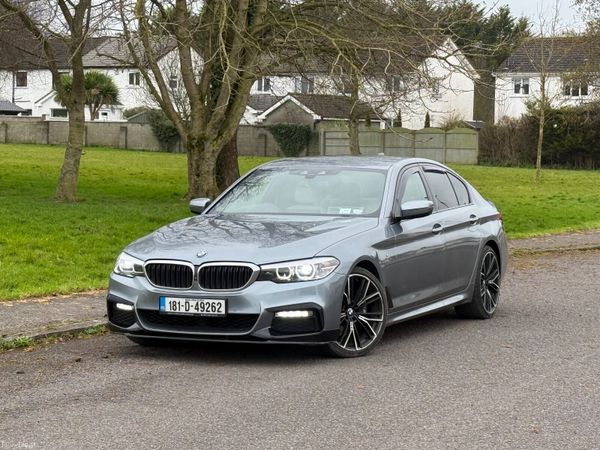 BMW 5-Series Saloon, Diesel, 2018, Blue
