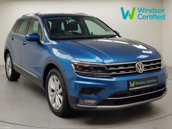Volkswagen Tiguan SUV, Diesel, 2019, Blue