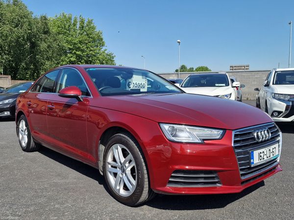 Audi A4 Saloon, Petrol, 2016, Red
