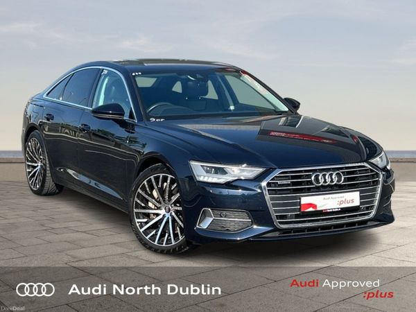 Audi A6 Saloon, Petrol Plug-in Hybrid, 2022, Blue
