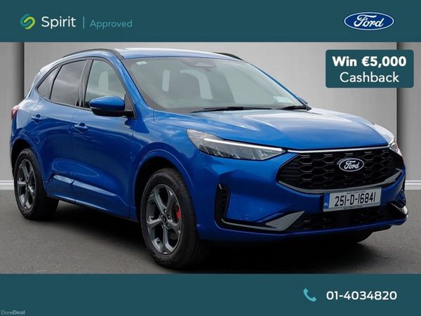 Ford Kuga SUV, Petrol Plug-in Hybrid, 2025, Blue