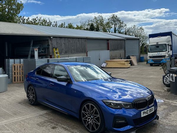 BMW 3-Series Saloon, Diesel Hybrid, 2021, Blue