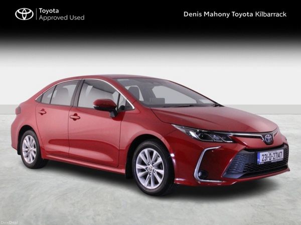 Toyota Corolla Saloon, Petrol Hybrid, 2023, Red