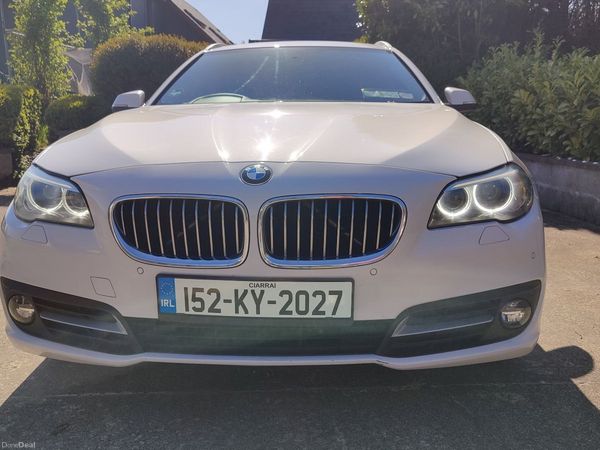 BMW 5-Series Estate, Diesel, 2015, White