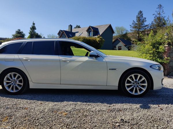 BMW 5-Series Estate, Diesel, 2015, White