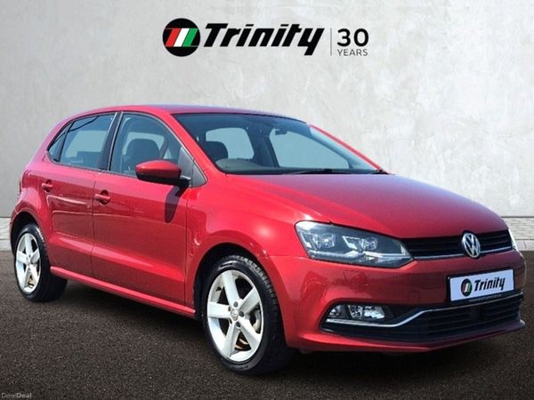 Volkswagen Polo Hatchback, Petrol, 2017, Red