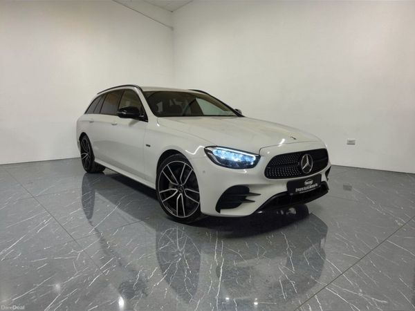 Mercedes-Benz E 300 Estate, Diesel Plug-in Hybrid, 2021, White