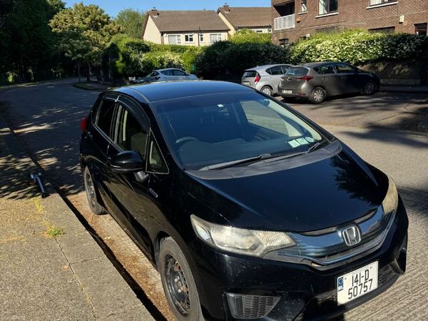 Honda Fit Hatchback, Petrol Hybrid, 2014, Black
