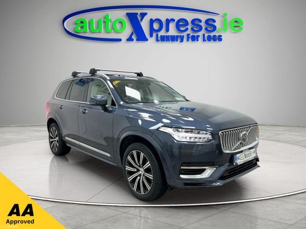 Volvo XC90 SUV, Petrol Plug-in Hybrid, 2021, Blue
