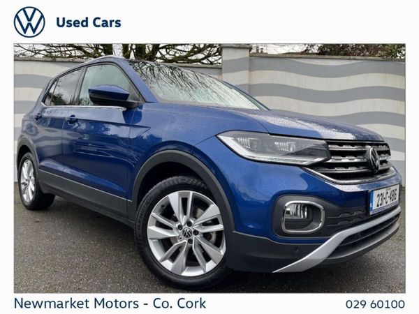 Volkswagen T-Cross SUV, Petrol, 2023, Blue