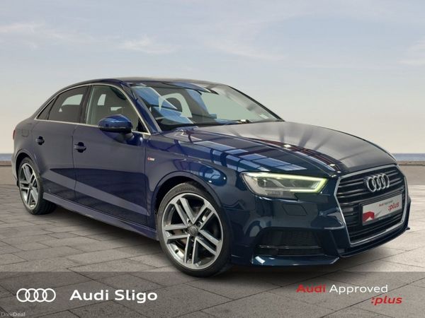 Audi A3 Saloon, Petrol, 2019, Blue
