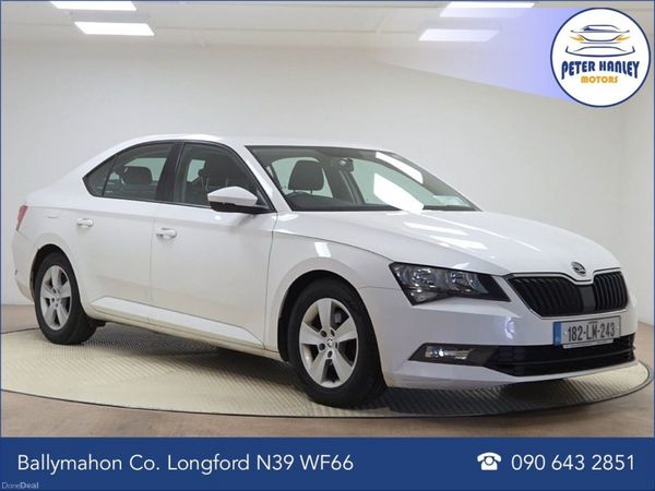 Skoda Superb Hatchback, Diesel, 2018, White