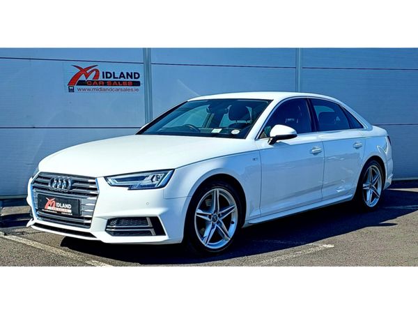Audi A4 Saloon, Petrol, 2018, White