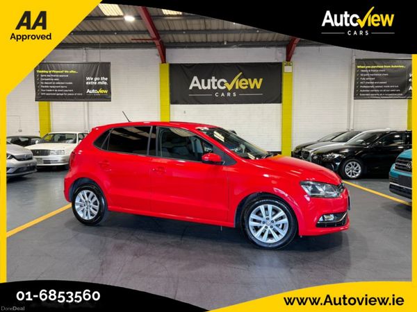 Volkswagen Polo Hatchback, Petrol, 2017, Red
