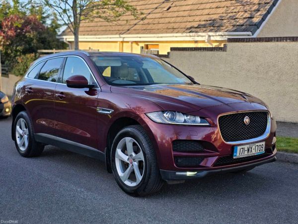 Jaguar F-Pace SUV, Diesel, 2017, Red