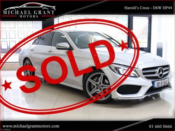 Mercedes-Benz C-Class Saloon, Diesel, 2018, Silver